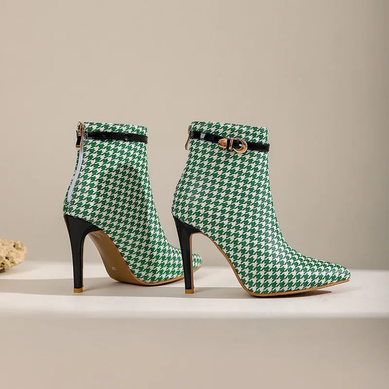 Sloane Houndstooth Stiletto