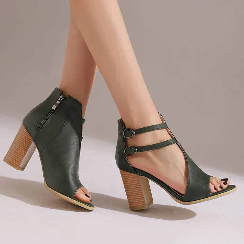Rectangular Cut Heels Echelon Cutout Heels – LEHMAN STORE
